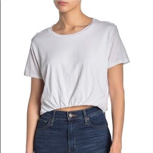 Twist Tuck Cropped T-Shirt
ABOUND Size L Green/Lime/Cream